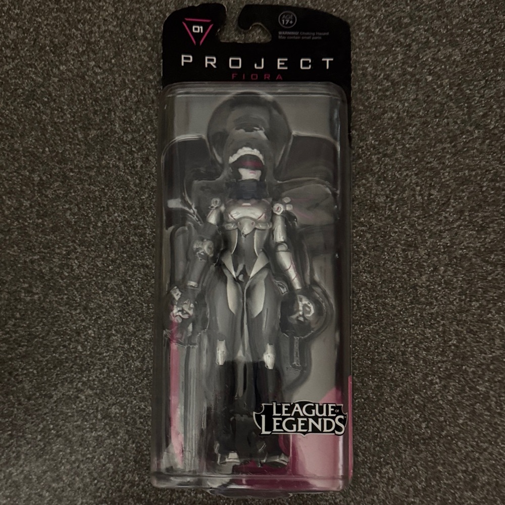 Project Fiora Action Figure - Silver and Black